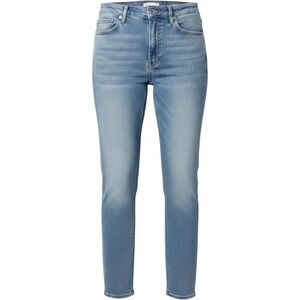 FRAME Le Sylvie Slender Straight Jeans Bianca High Rise Light Wash Denim Size 30